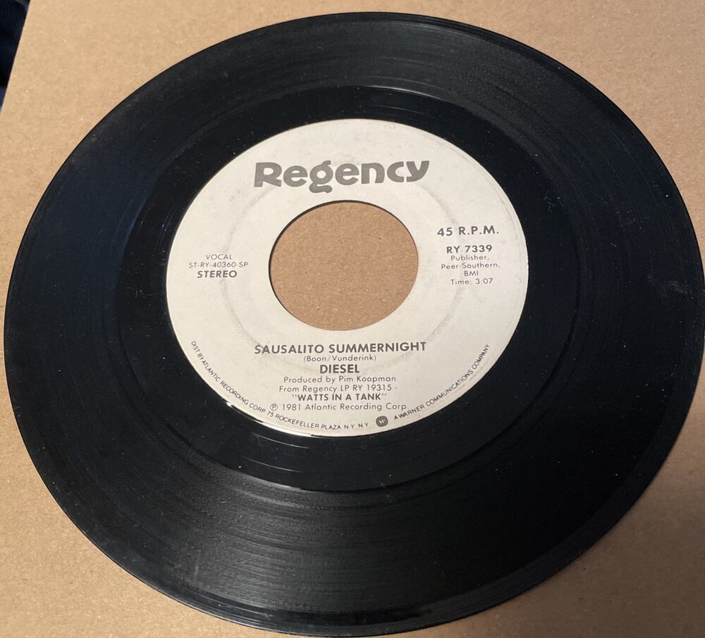 Diesel – Sausalito Summernight / Bite Back, 45 RPM